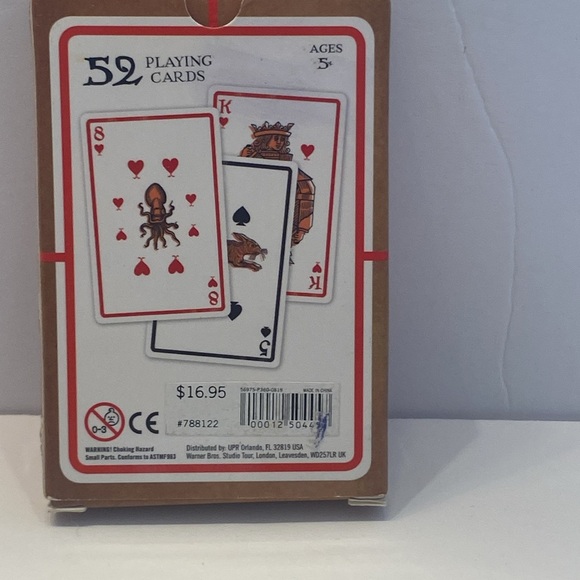 Wizarding World: Harry Potter Universal Studios Weasleys Wizard Playing Cards - Picture 2 of 6